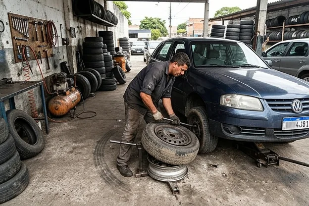 Troca de pneus em Caraguatatuba: quando procurar atendimento para clientes de O Polo Borracharia Caraguatatuba